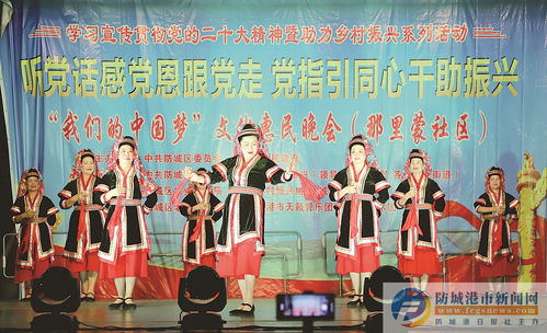 文化惠民暖人心——防城区文艺宣传队走进水营街道那里蒙社区开展交流演出